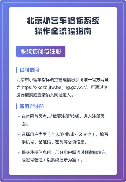 北京小客车指标登录系统 北京小客车指标登录系统入口