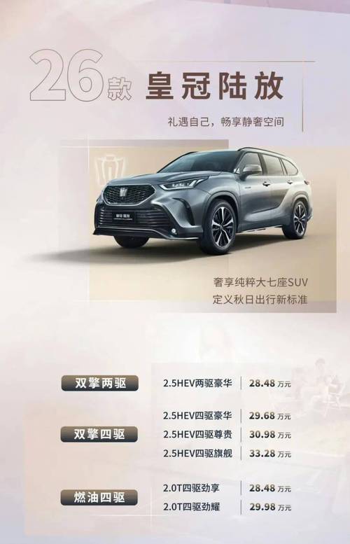 丰田汽车皇冠报价,丰田皇冠轿车报价