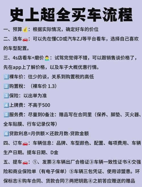 全款买车注意事项/全款买车注意什么问题
